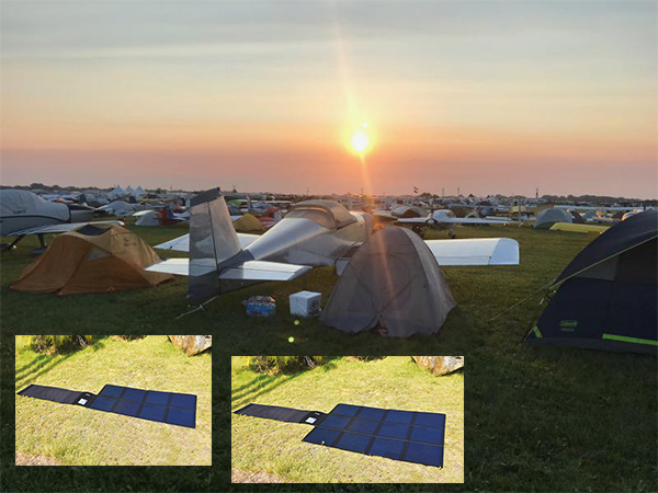 150W Flodable SUNPOWER Solar Charger-Solar Blanket 2FFM113B-NEWLIGHT ENERGY