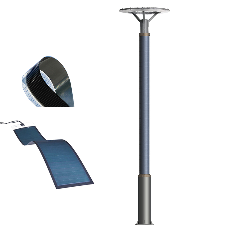 20W LED Lantern Solar Wrap Pole 2FSG048-NEWLIGHT ENERGY