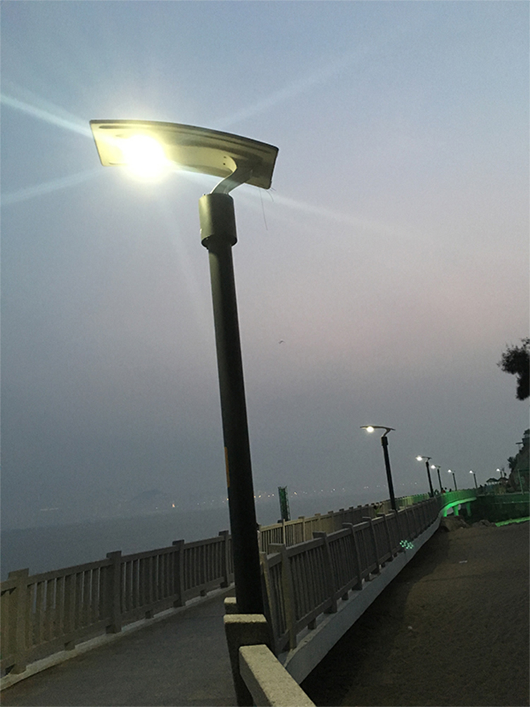15W LED Solar Garden Light With Wave Solar Panel And Motion Sensor-NEWLIGHT ENERGY