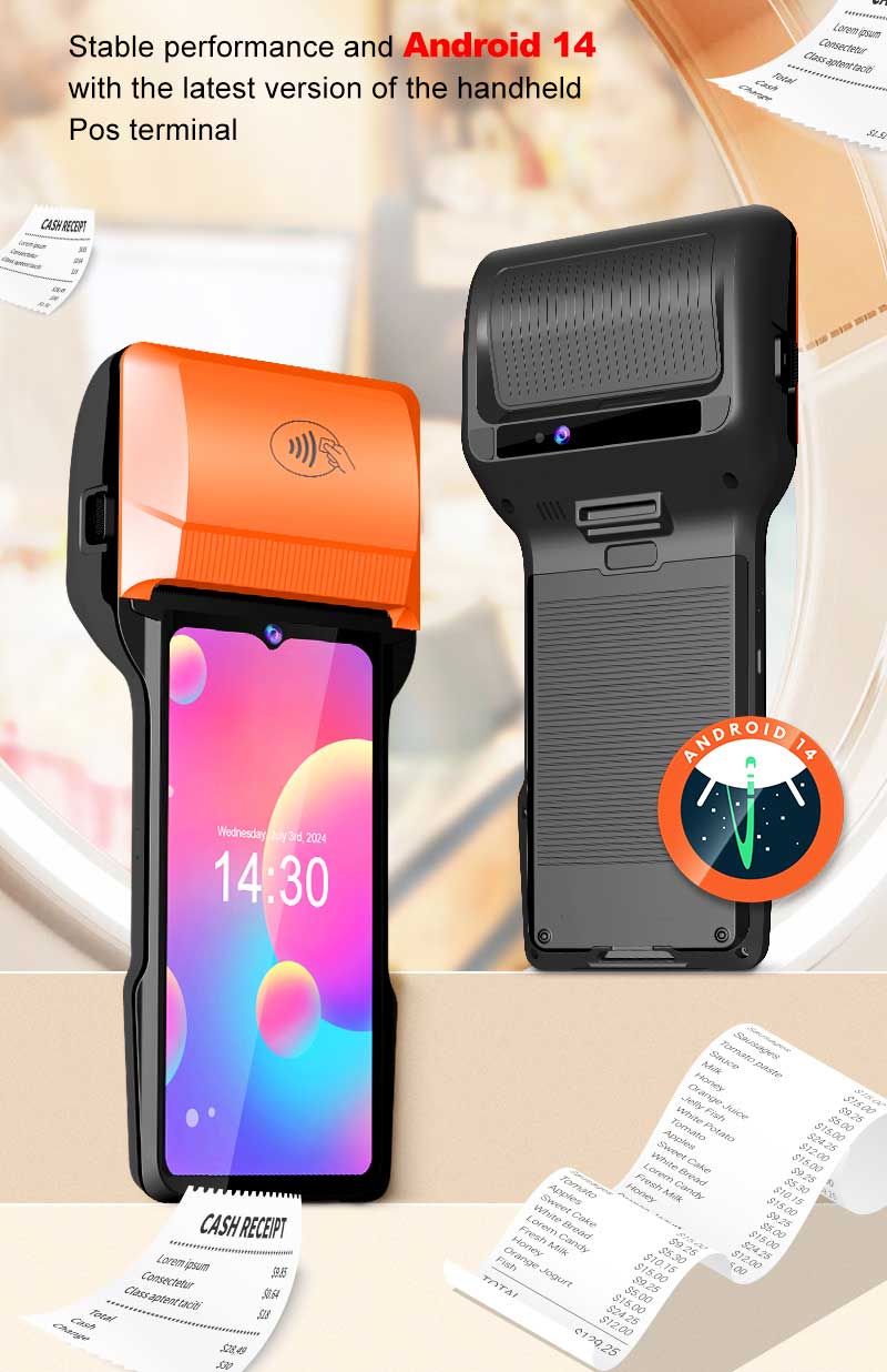 Goodcom Android 14 Handheld Pos Thermal 80mm Printer