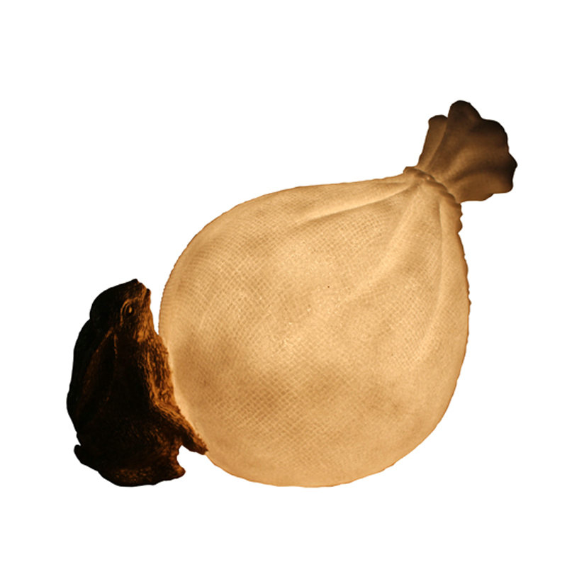 Salowy piaskowiec LED zwierząt Bonny z lampą torby