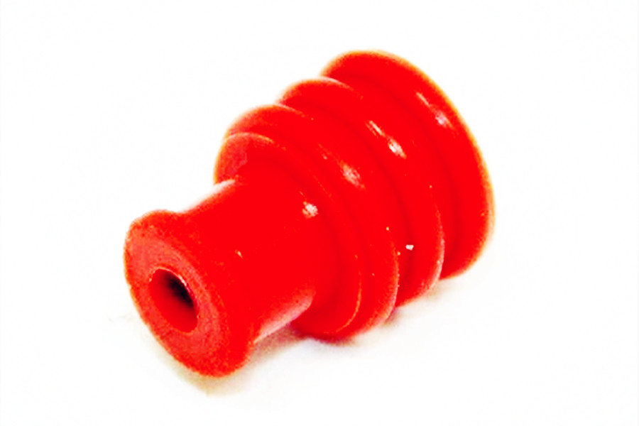 Czerwone gumowe uszczelki silikonowe do ochrony okablowania
