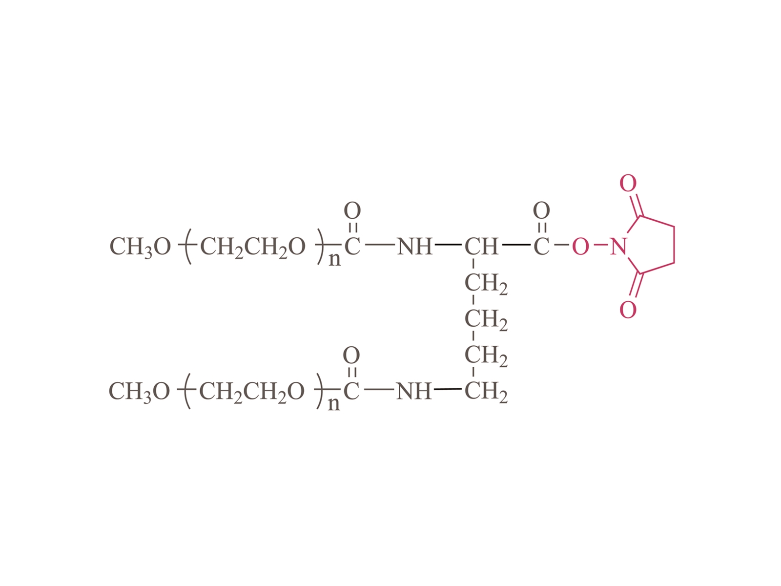 2-ramienna metoksypolia (glikol etylenowy) Sucinnimidyl Ester (Lys01) [2-ramię PEG-NHS (Lys01)]