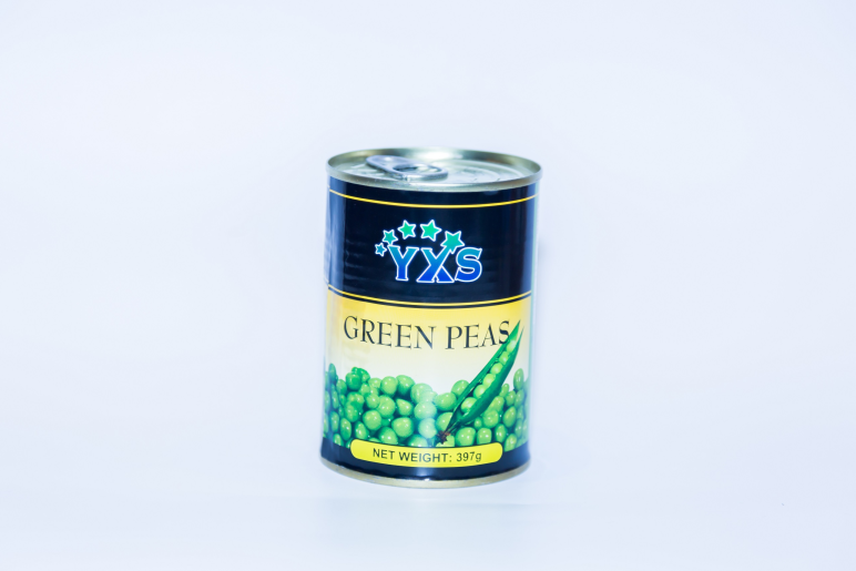 Konserwy słodki zielony grochu odżywianie