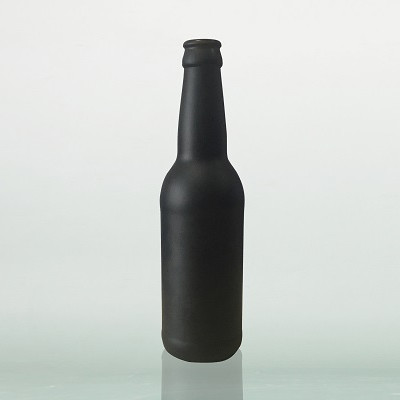 12 uncji szklane czarne butelki piwa