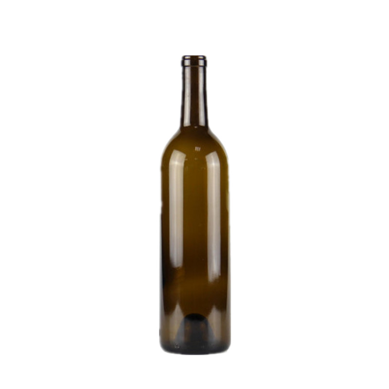 750 ml Bursztynowe butelki wina z korkami