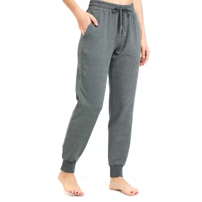 Damskie bawełniane spodnie dresowe jogę jogger spodnie do biegania