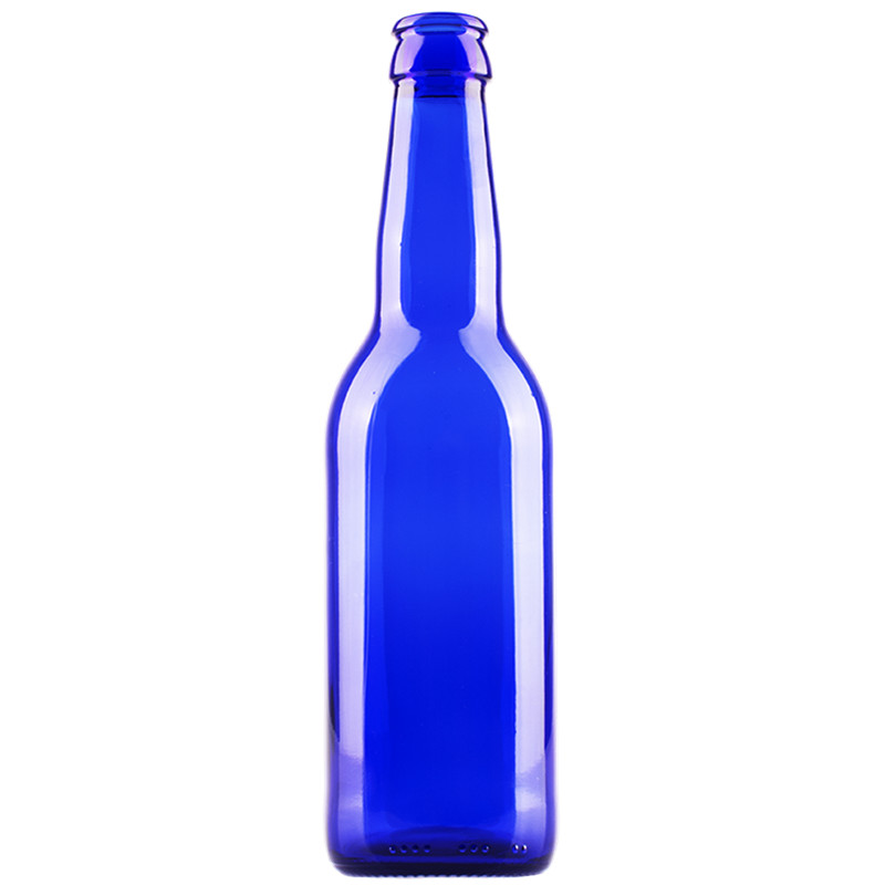 330ml kobalt niebieski szklana butelka piwa