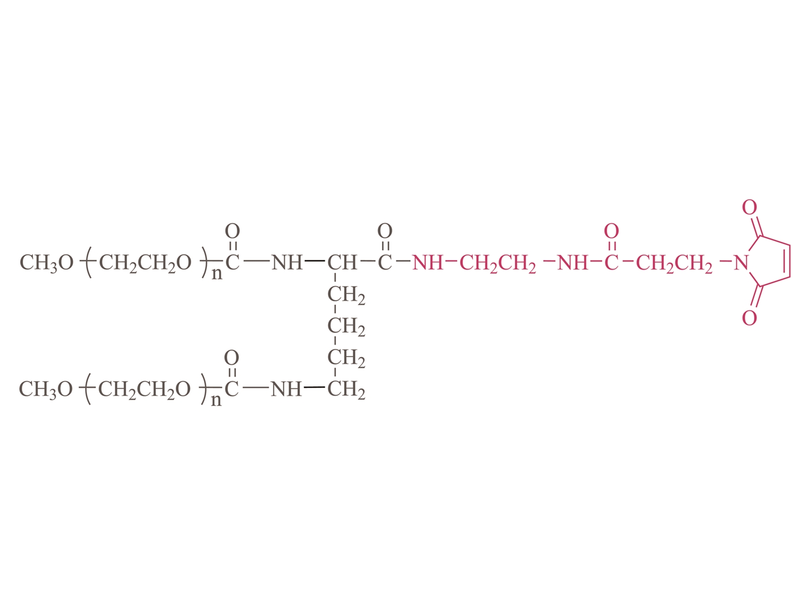 2-ramienna metoksypolia (glikol etylenowy) Maleimid (Lys01) [2-ramię PEG-Mal (Lys01)]