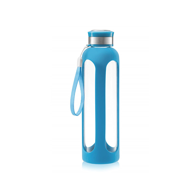 Butelka wody z silikonowym rękawem