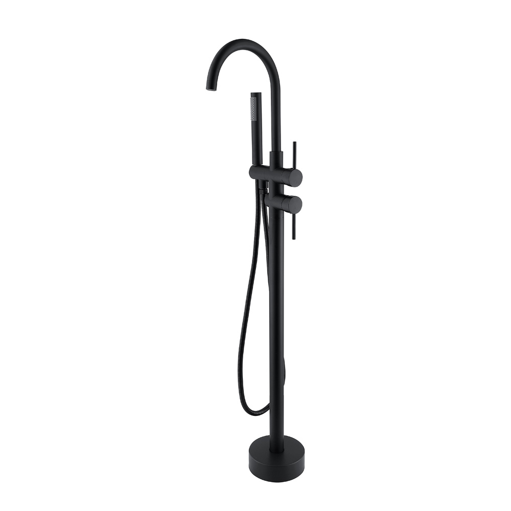 FF006-MB Black Single Hands Forrestanding Wann Willing Faucets