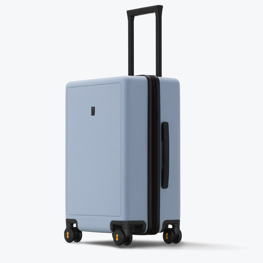 Poziom8 Light Blue Elegance Matte Carry-On Bagaż 20 "
