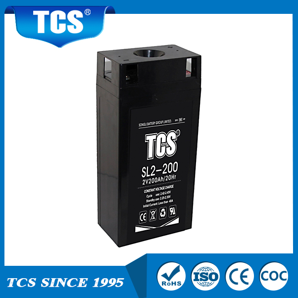 Przechowywanie baterii kwasowej kwasu 2V SL2-200 TCS AGM AGM