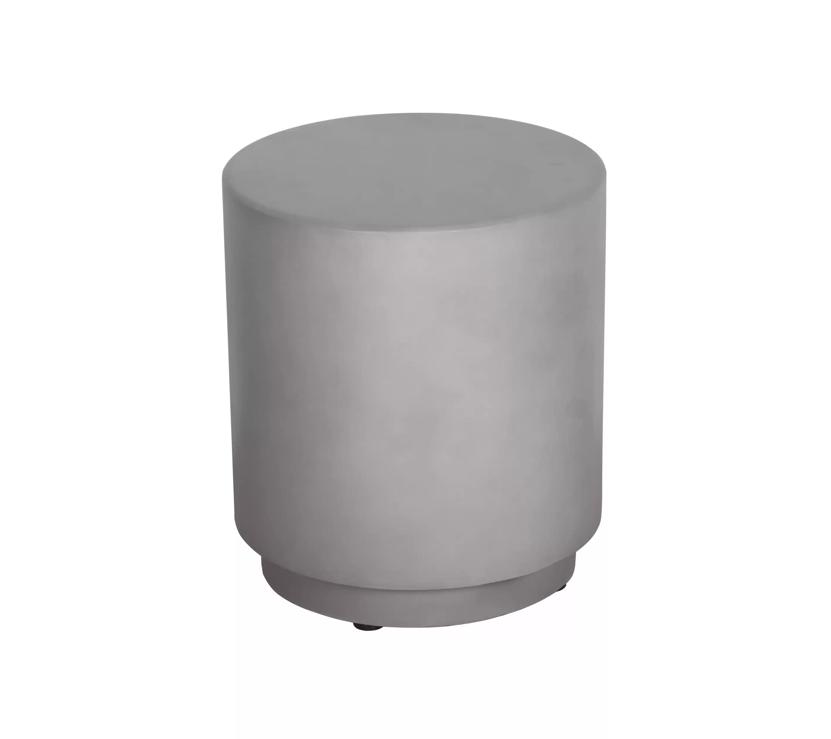 Faux betonowy akcent stół w szarym kolorze okrągłym kształcie