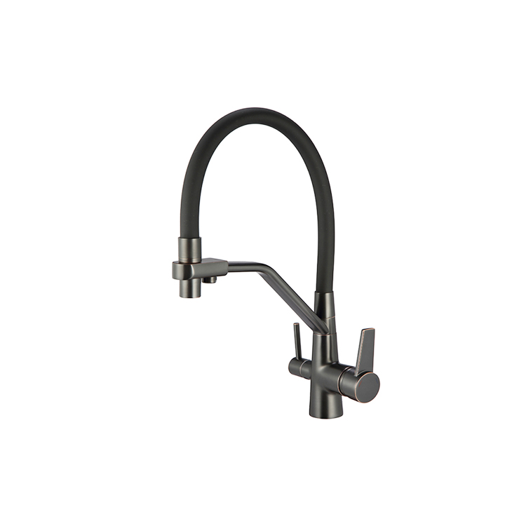 Kitchen Sink Double Handles Faucet Tap 29751-CR