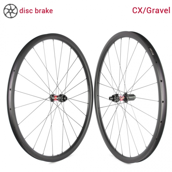 LightCarbon Cyclocross Carbon Wheel Disc hamulca żwiru Koło węglowe