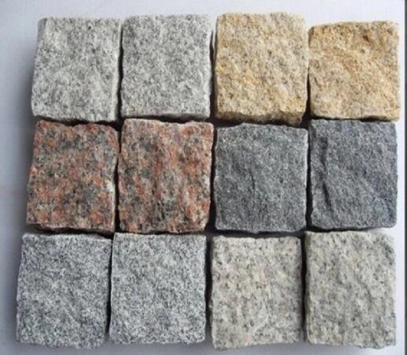 Najwyższej jakości naturalny granitowy polerowany kostki brukowania kamień do krajobrazu kamienia