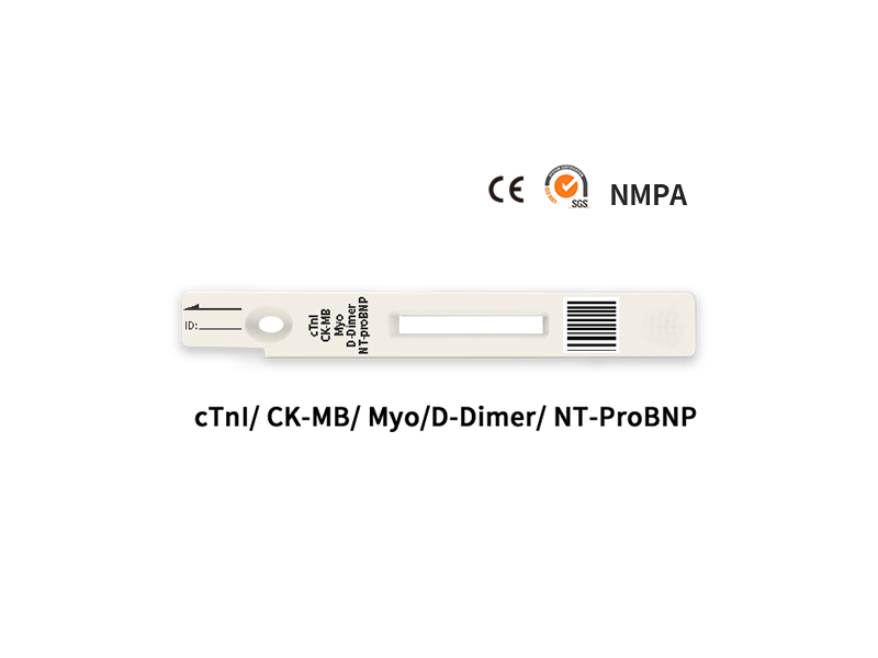 5 w 1 (CTNI / CK-MB / MYO / NT-PROBNP / D-Dimer) Szybki test ilościowy