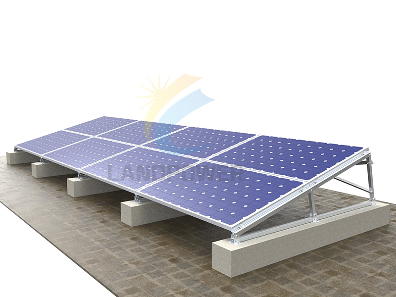 Panel słoneczny System montażowy na płasko dachu