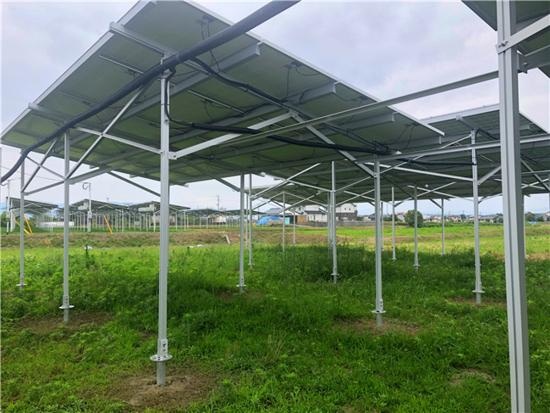 Struktura montażu rolniczego solarnego