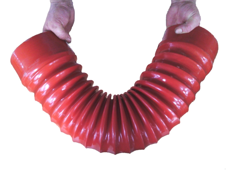 Wąż falisty stalowy z gumy silikonowej