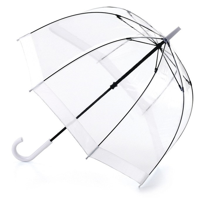 Duża wiatroszczelna czysta kopuła parasola ślubna