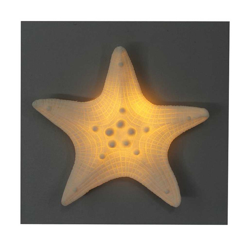 Sea Star Design Dekoracyjne w drewnie MDF do rzemiosła ze światłami LED do dekoracji