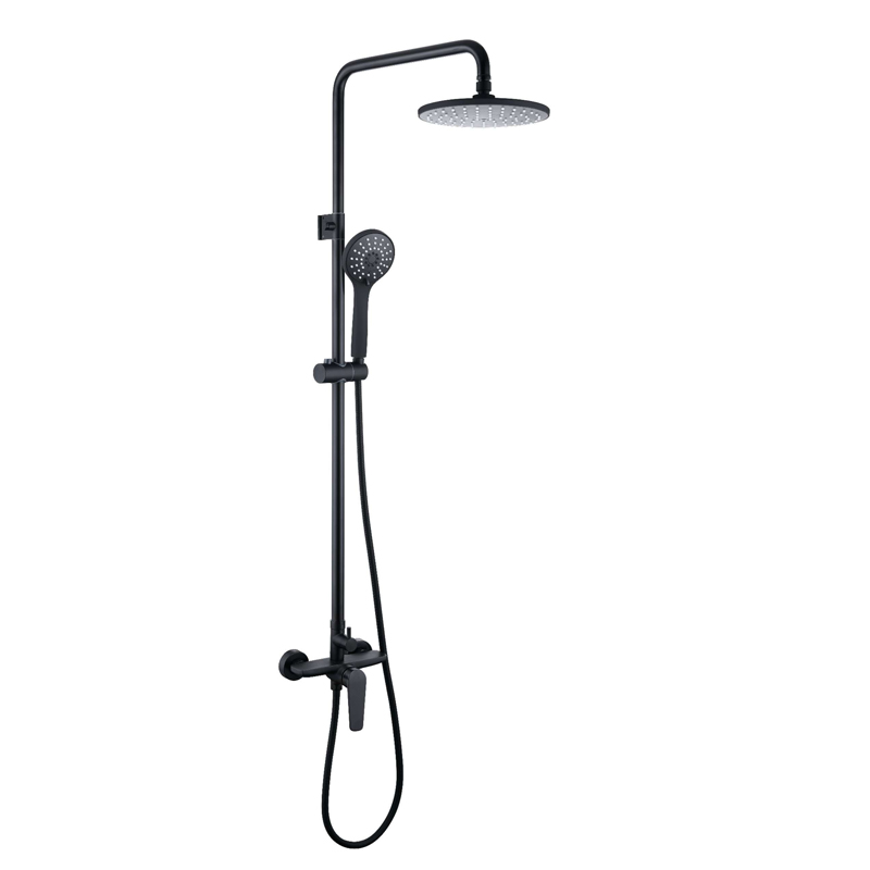 Mat Matte Black Shoad Shower System