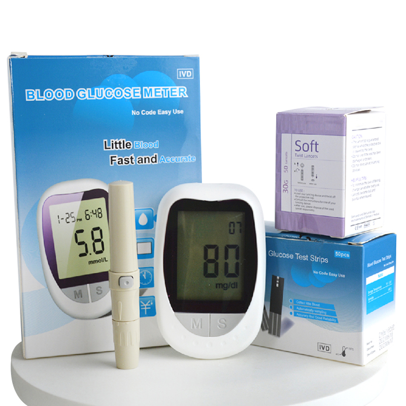 Cybetes Digital GlucoMetro Blood Miernik Miernik Testowania Miernika Mała Krew Szybka i dokładna