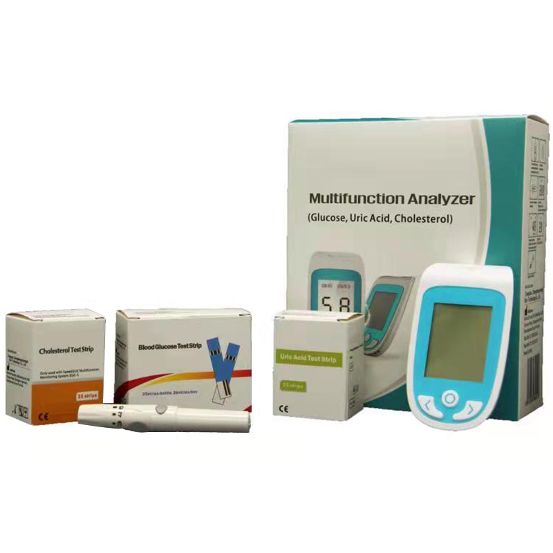 Wielofunkcyjny monitor glukozy we krwi, monitor cholesterolu, miernik kwasu moczowego