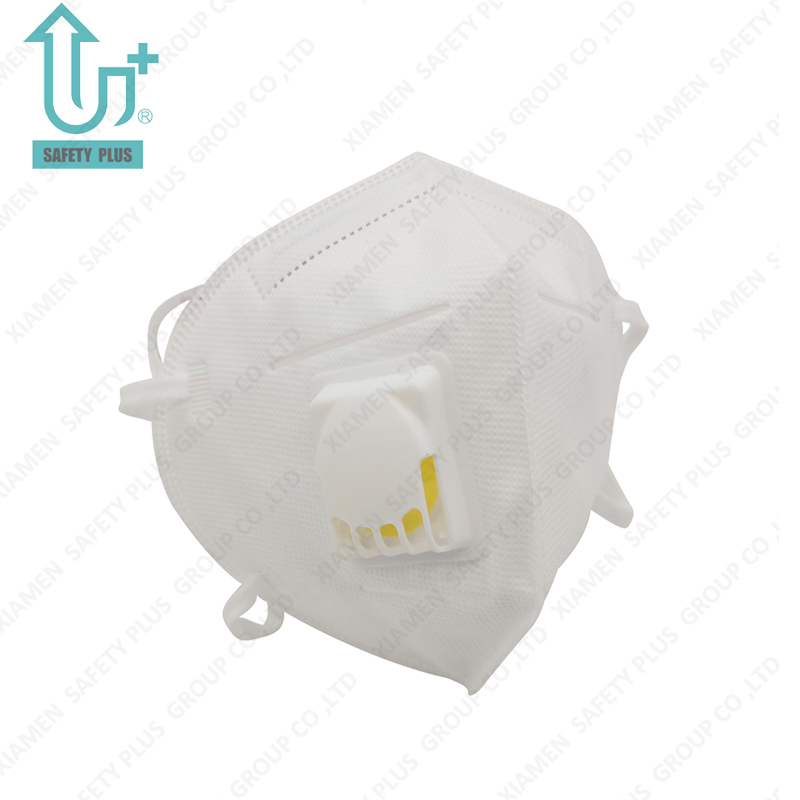 KN95 Maska na twarz Respirator z filtrem cząstek stałych Maska przeciwpyłowa Zatwierdzona jednorazowa maska ​​z zaczepem na ucho
