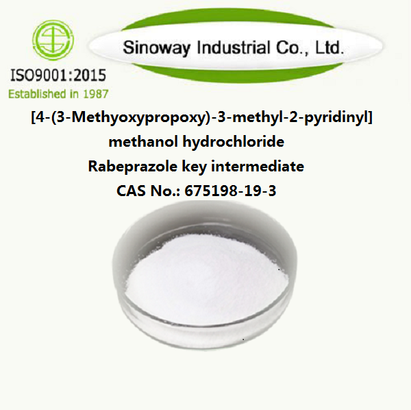 Chlorowodorek [4-(3-metoksypropoksy)-3-metylo-2-pirydynylo]metanolu Rabeprazol kluczowy produkt pośredni 675198-19-3
