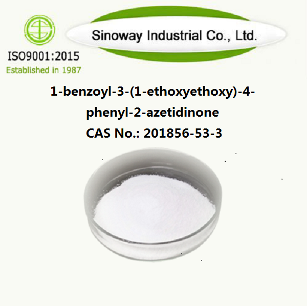 Łańcuch boczny paklitakselu (azelidynon) 1-benzoilo-3-(1-etoksyetoksy)-4-fenylo-2-azetydynon 201856-53-3
