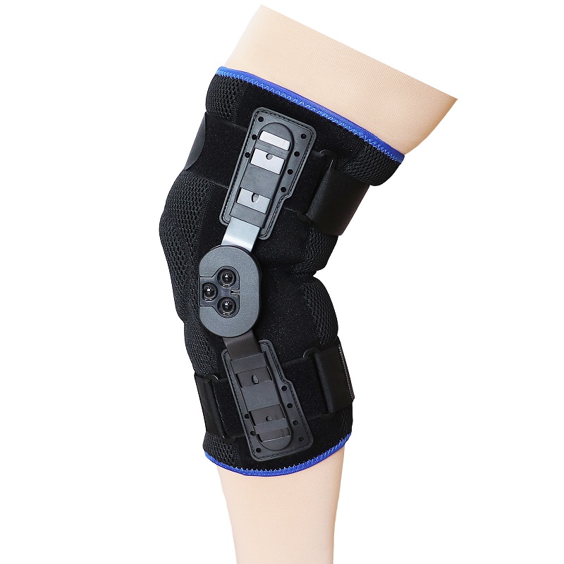 Aluminiowa obsługa kolana na zawiasach typu otwartego do skręcania kolanowego i złamania Tibiofibuli