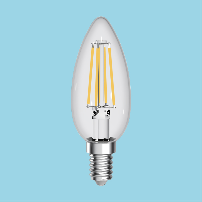 Żarówka LED B35-4W Świeca Filament