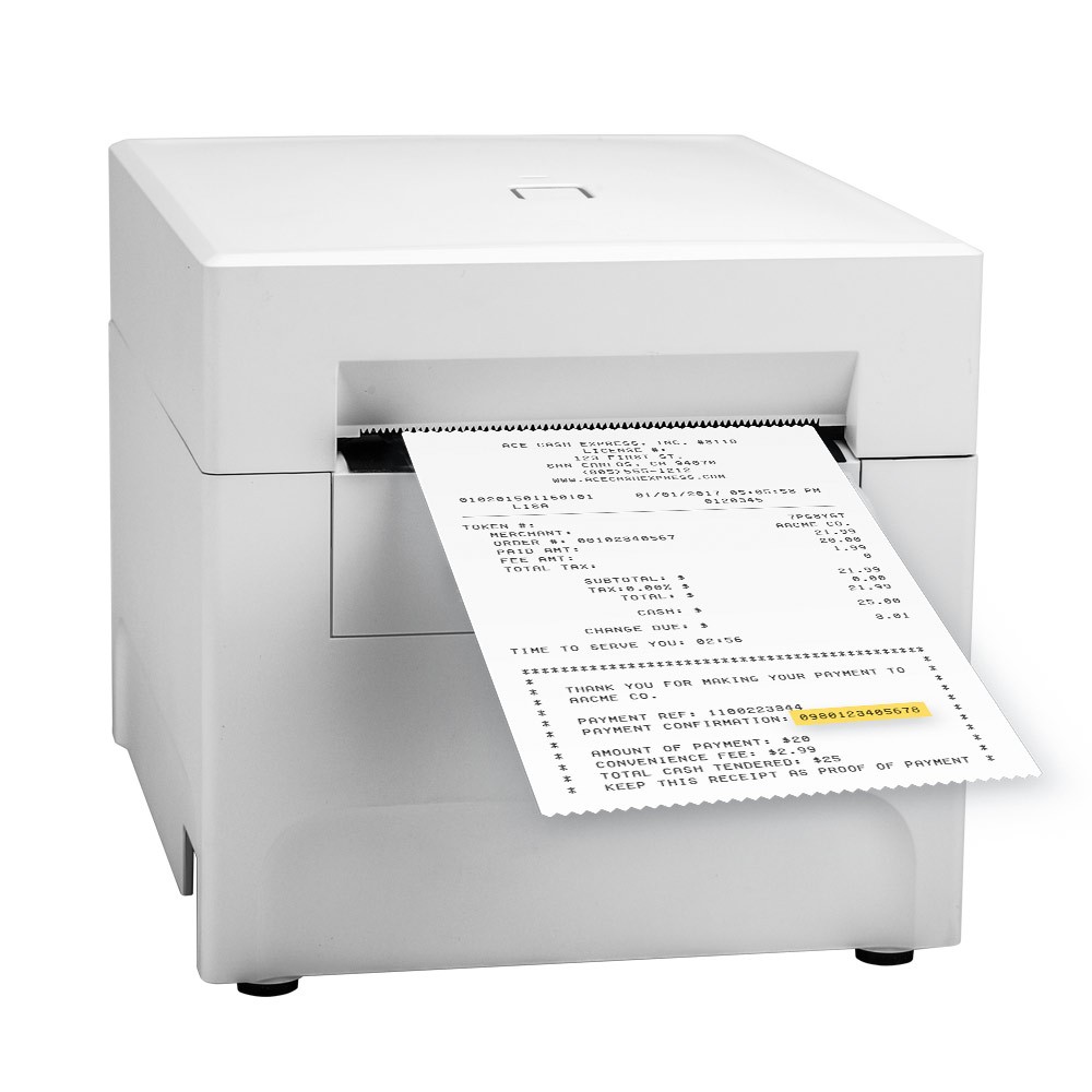 3-calowa, szybka termiczna drukarka pokwitowań do komputerów stacjonarnych POS z automatyczną obcinarką