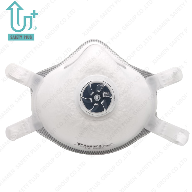 Gorąca sprzedaż dobrej jakości kubka typu FFP3 Nr D Filtr klasy ochrony dla dorosłych z regulowaną maską przeciwpyłową z pętlą na uszy