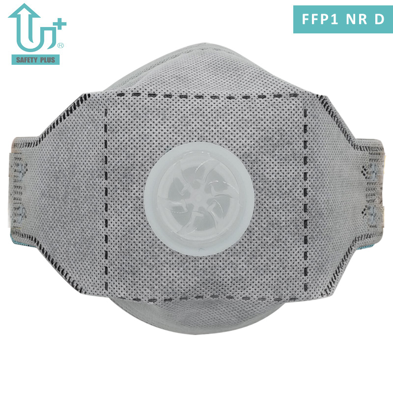 Bawełniana statyczna FFP1 Nrd Filtr klasy Składana maska ​​przeciwpyłowa dla dorosłych z filtrem cząstek stałych z węglem aktywnym