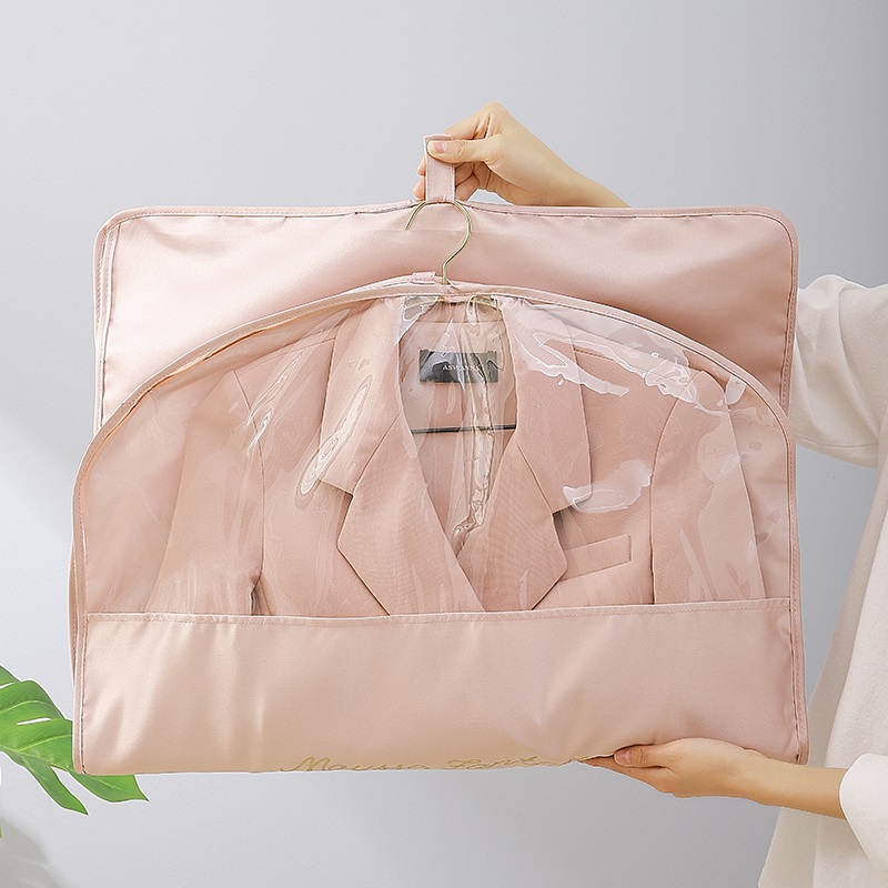 praktyczna składana torba na ubrania niestandardowe logo torba do pakowania odzieży odporna na kurz torba na ubrania