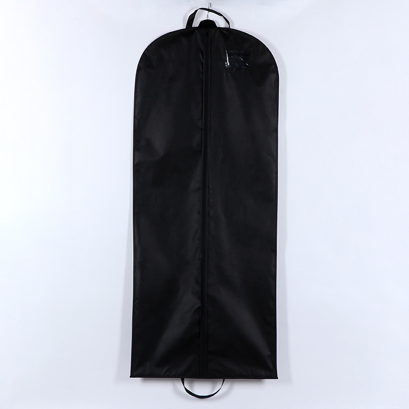 Wysokiej jakości pokrowiec na garnitur, przezroczyste okienko do przechowywania torby na ubrania, dostosuj logo, ekologiczną osłonę przeciwpyłową