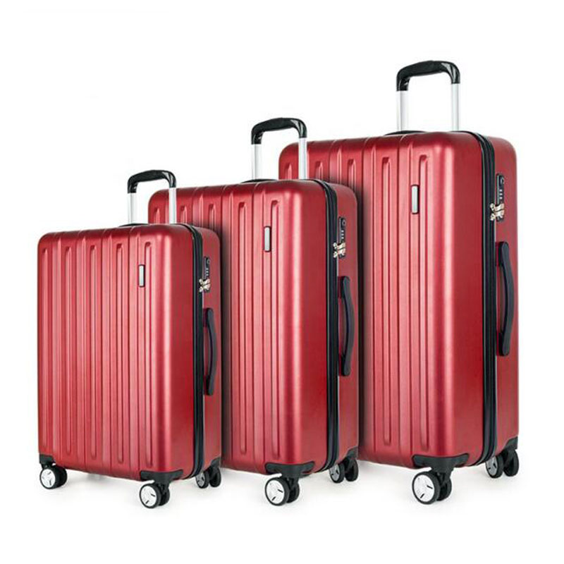 ARLOGOO PC Walizka bagażowa Twarda walizka podróżna Walizka na kółkach 3-częściowe zestawy Torba na bagaż