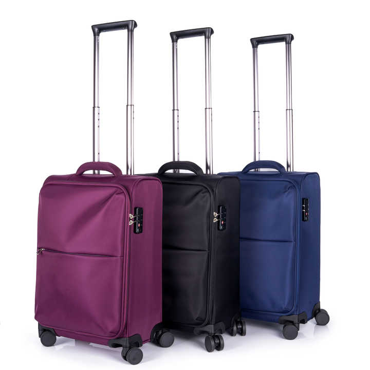 Super ultralekka, lekka walizka podróżna, 3-częściowy zestaw nylonowych walizek