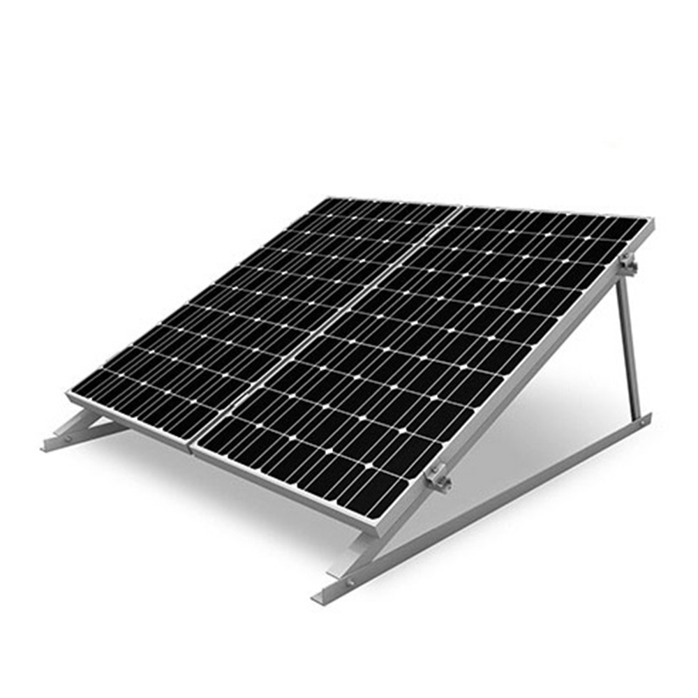 Trójkątny stojak na panel słoneczny OEM, zestaw do montażu na płaskim dachu