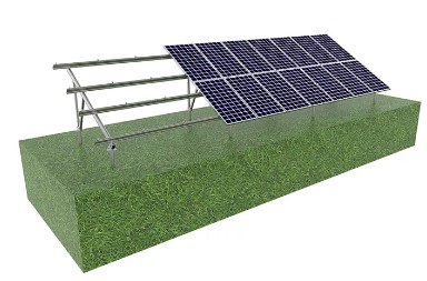 System zasilania energią słoneczną do montażu na dachu siatki