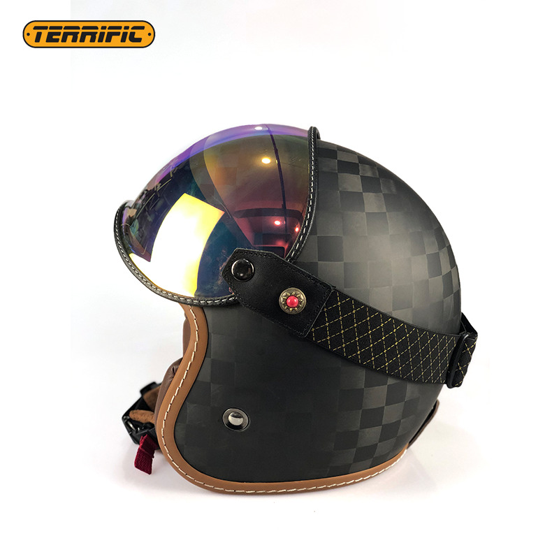 Fajny design czaszki wikinga w stylu graffiti, materiał ABS, lekki kask motocyklowy motocross