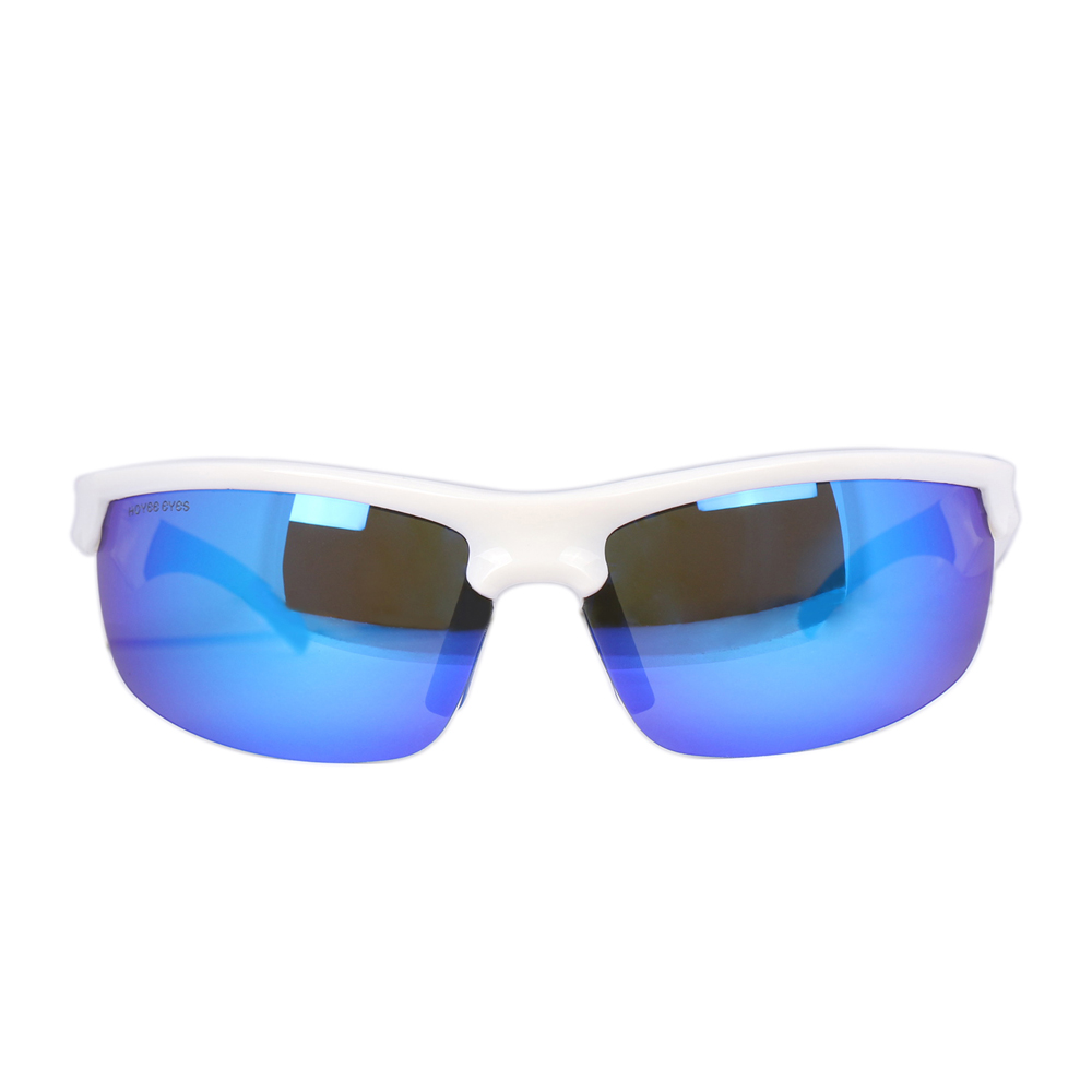 Lekkie, sportowe okulary przeciwsłoneczne outdoorowe z półobręczami 70032