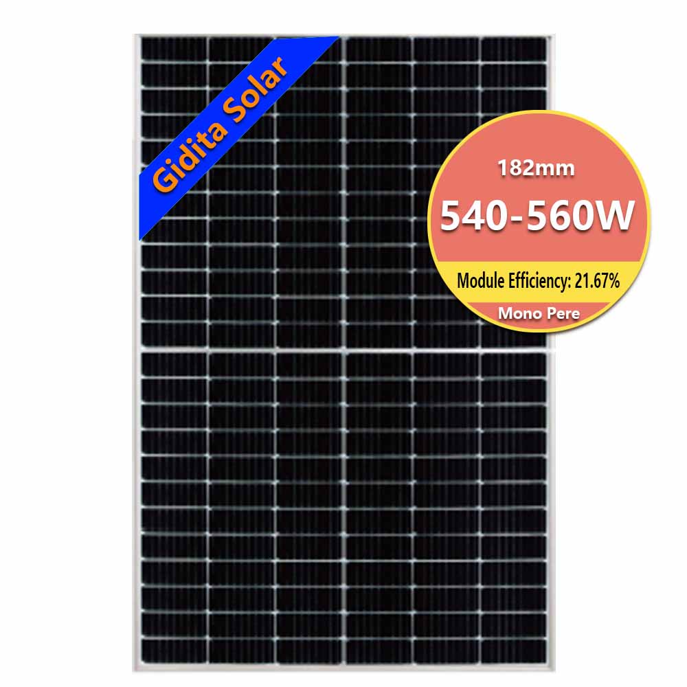 Zewnętrzny panel słoneczny, monokrystaliczny panel słoneczny półogniwowy, panel słoneczny 540 W 545 W 550 W 560 W