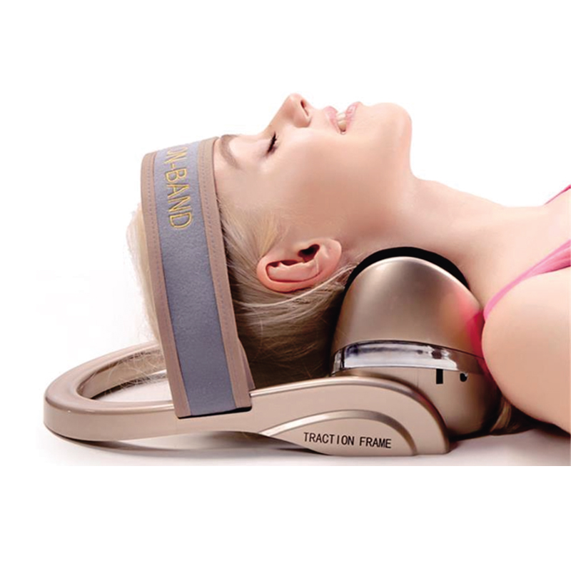 Ciśnienie powietrza terapia ciepłem na podczerwień wibracja Shiatsu przyrząd do korekcji kręgu szyjnego masażer szyi